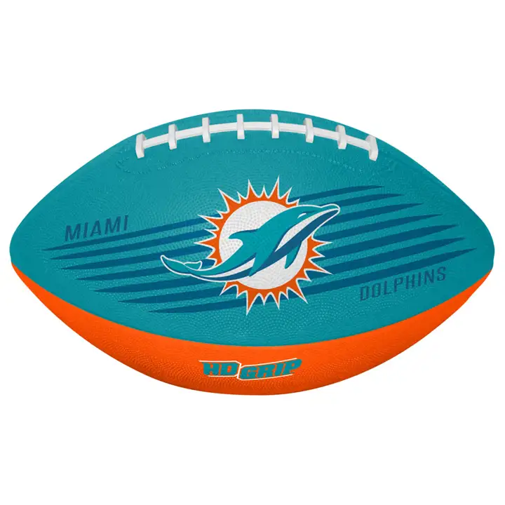 Miami Dolphins Grip Tek, ballon de football américain pour jeunes aq/org