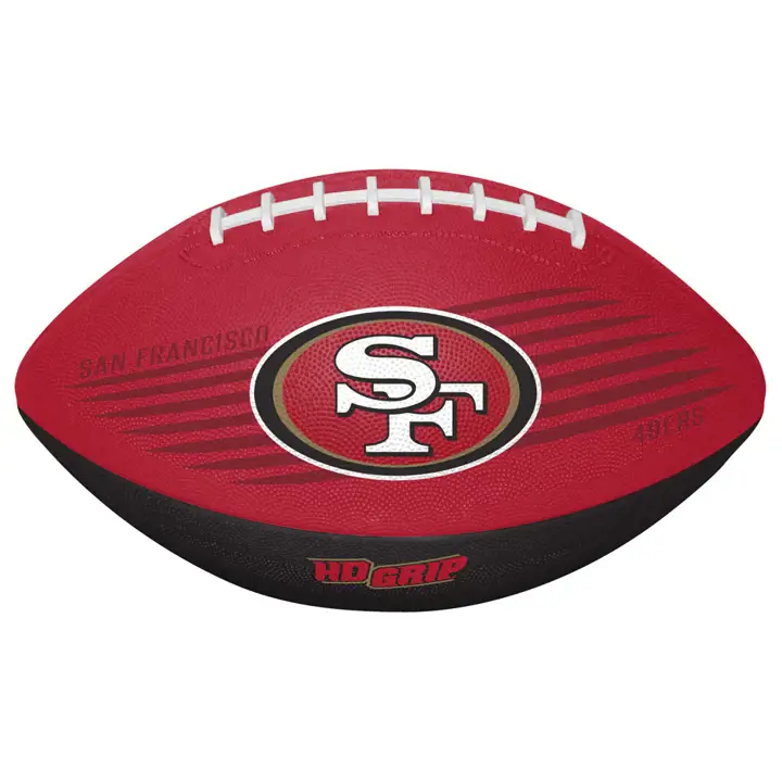 San Francisco 49ers Grip Tek Jeunes Football rouge/noir