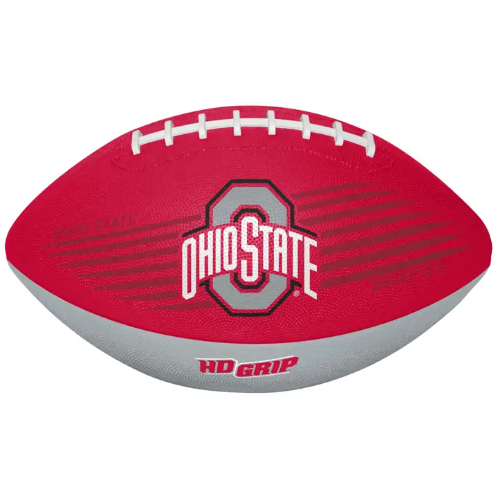 Ohio State Buckeyes Ballon de football Grip Tek enfant rouge/gris