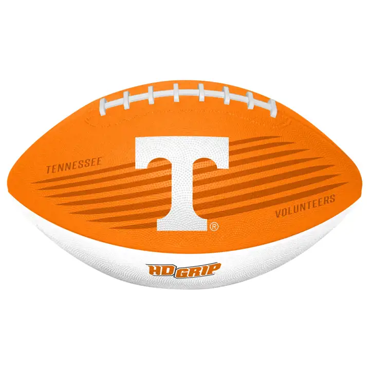 Ballon de football américain junior Grip Tek Tennessee Volunteers TN orange/blanc