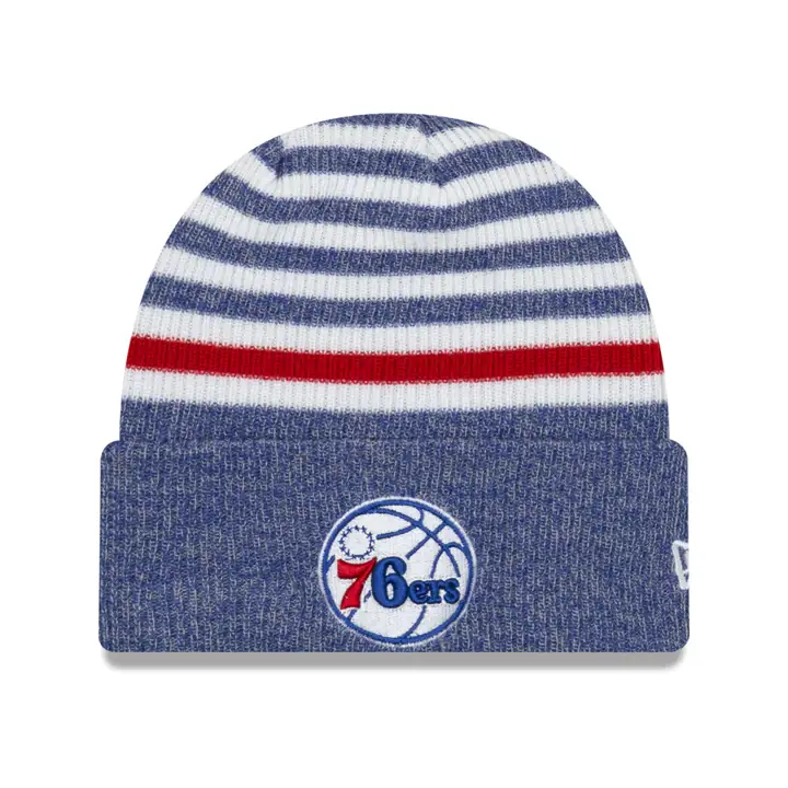 PHILADELPHIA 76ERS NBA Bonnet à revers rayé MB ROUGE/BLANC