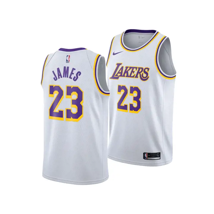 MAILLOT SWINGMAN NBA LAKERS ASSOCIATION LeBron James blc