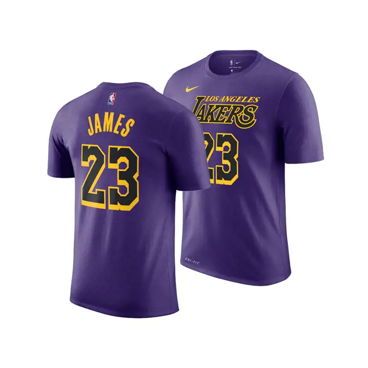 TEE LAKERS NBA CITY JOUEUR 18 LeBron James ppr