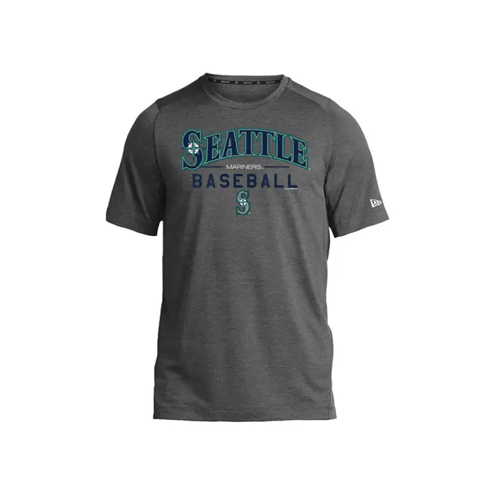 T-shirt de performance en polyester pour jeune MLB des Mariners de Seattle 19 GRAP