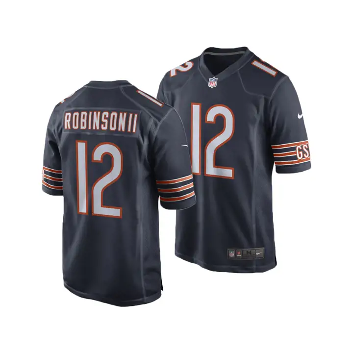 Maillot de match NFL des Bears Allen Robinson bleu marine