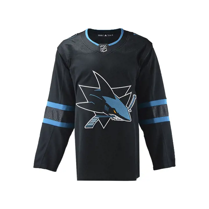 Maillot authentique professionnel LNH SHARKS NOIR