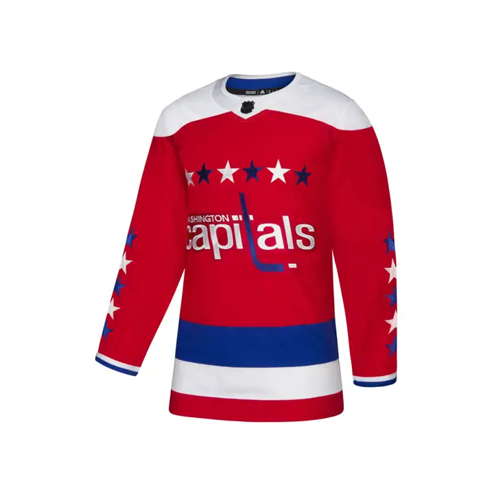 Maillot authentique Pro NHL des CAPITALS ROUGE