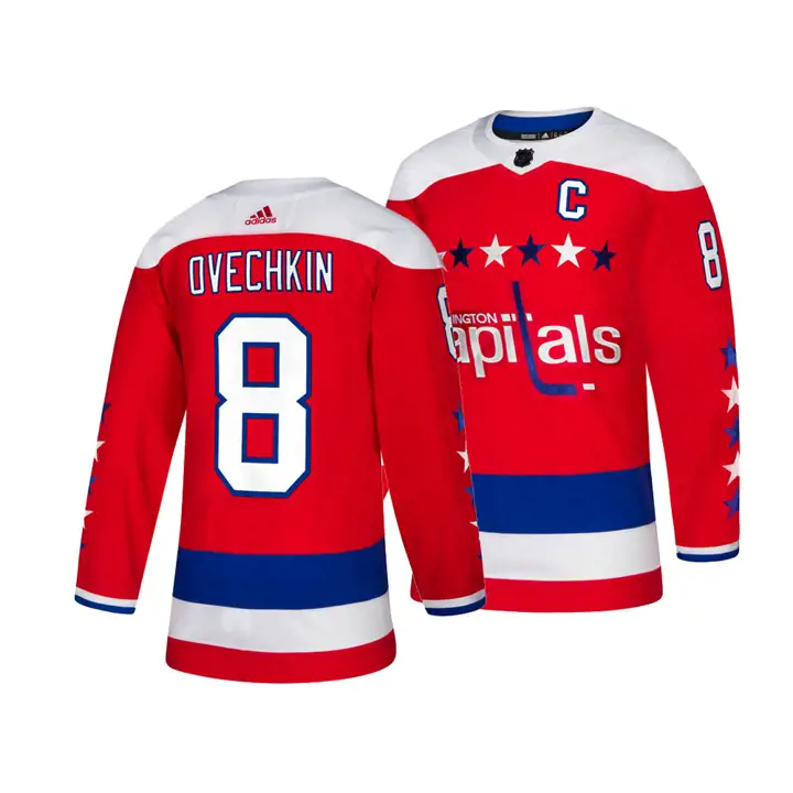 Maillot Authentique Joueur NHL CAPITALS Alexander Ovechkin rouge