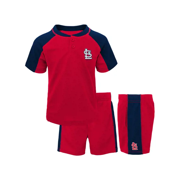 Ensemble short bébé MLB St. Louis Cardinals Play Strong 19 rouge