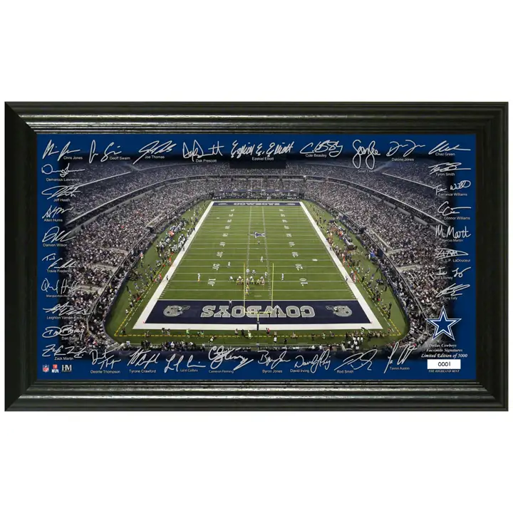 Collection Gridiron Signature 2018 des Cowboys de Dallas blanche
