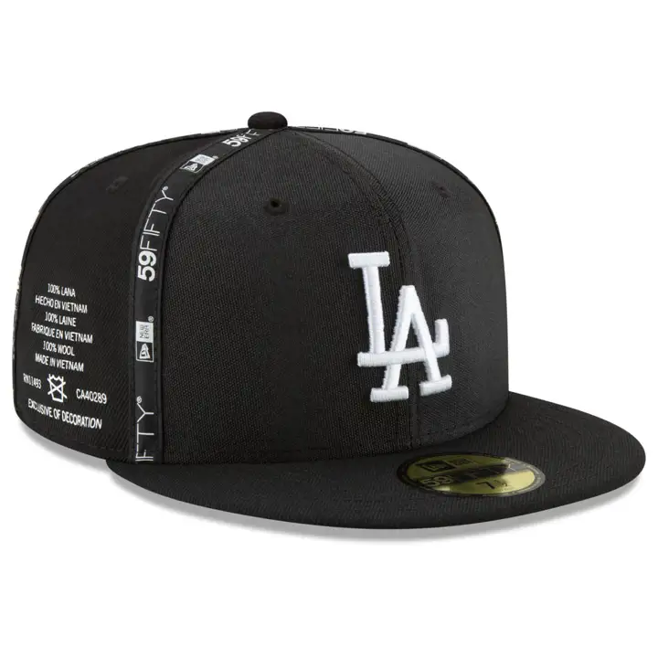 LOS ANGELES DODGERS MLB Inside Out 59FIFTY  NOIR/NOIR
