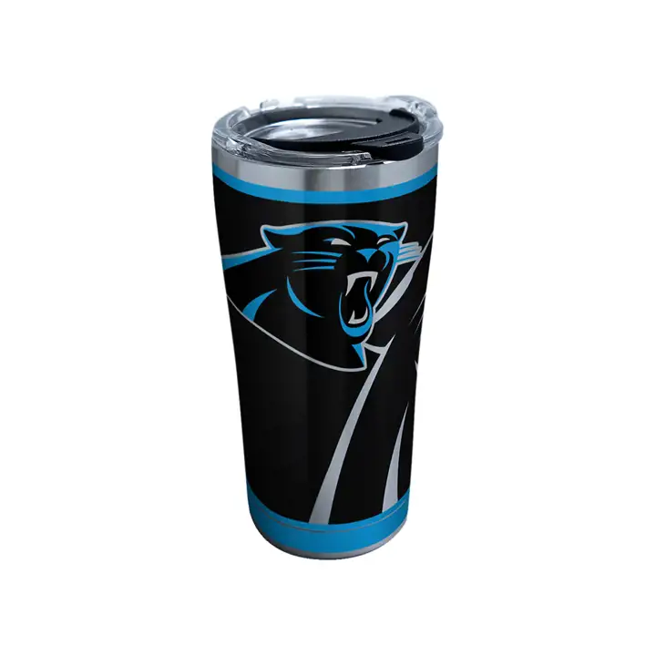 Gobelet en acier inoxydable Carolina Panthers 20 oz NFL Rush ARG/noir