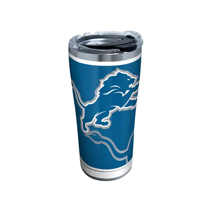 Detroit Lions Gobelet NFL Rush en acier inoxydable 20oz ARGENT/bleu