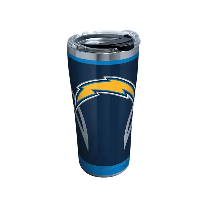Gobelet Los Angeles Chargers 20 oz en acier inoxydable NFL Rush ARGENT/bleu