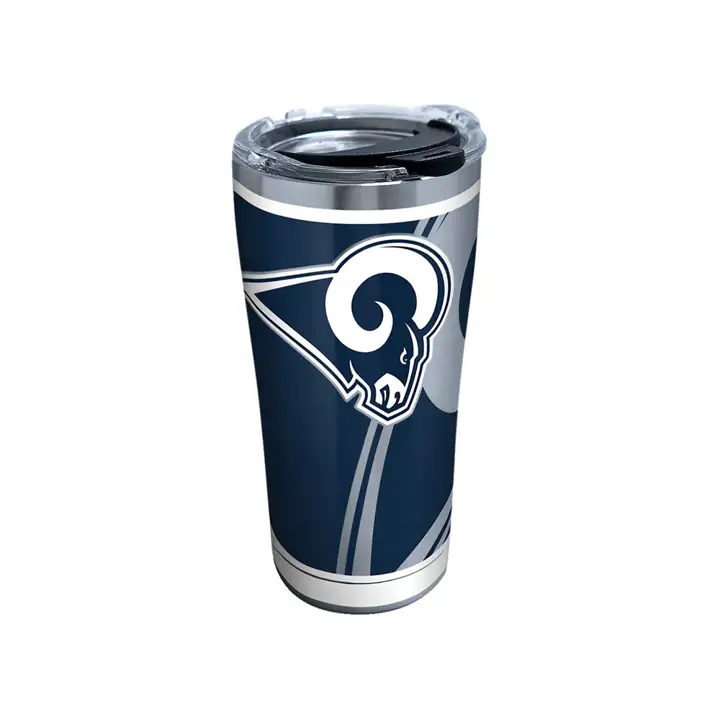 Los Angeles Rams 20oz NFL Rush Acier Inoxydable Argent/bleu marine