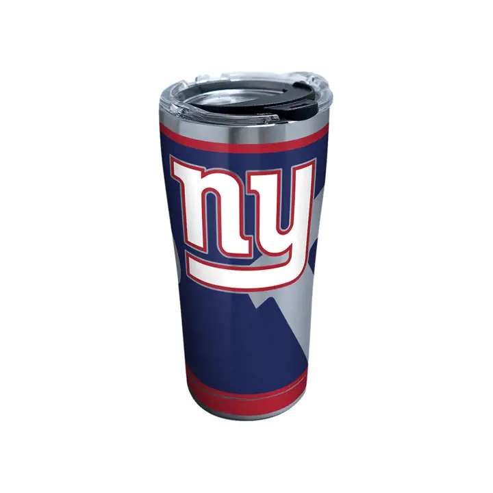 Bouteille de 590 ml en acier inoxydable NFL Rush des Giants de New York, argenté/bleu