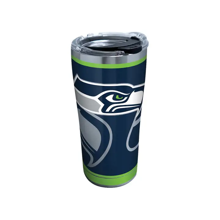 Seattle Seahawks 20 oz NFL Rush Acier Inoxydable ARGT/bleu marine/li