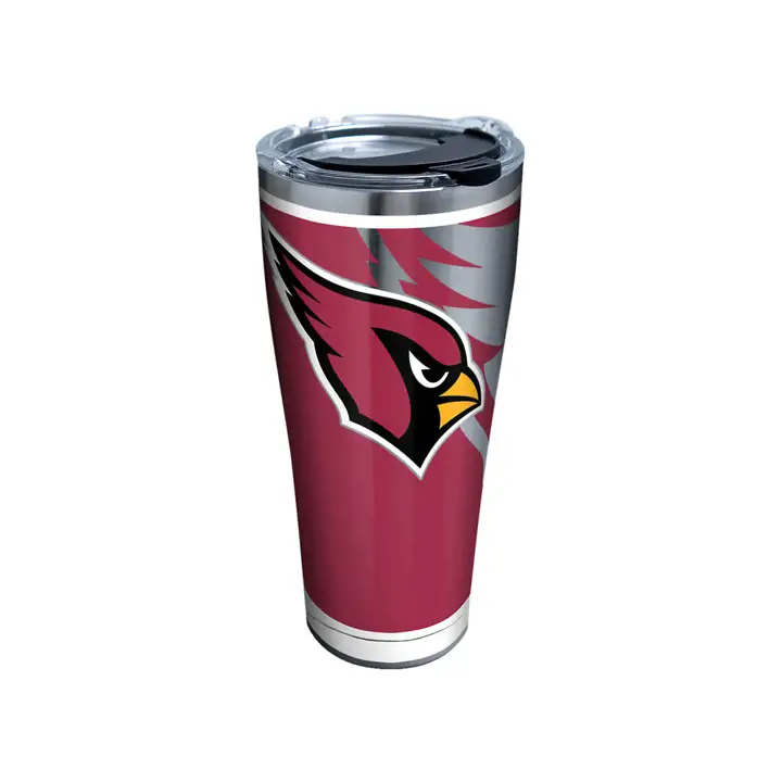 Gourde Arizona Cardinals 30 oz NFL Rush en acier inoxydable arg./rou.