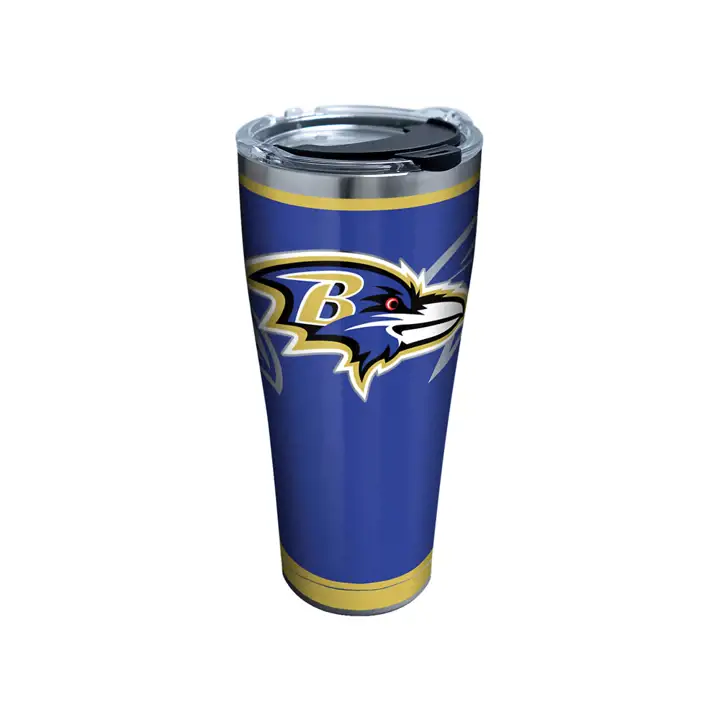 Baltimore Ravens 30oz NFL Rush Acier inoxydable  SILV/pur