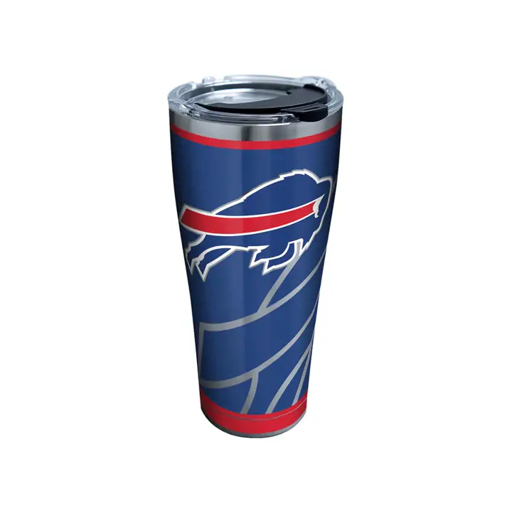 Gobelet en acier inoxydable Buffalo Bills 30 oz NFL Rush ARGENT/bleu