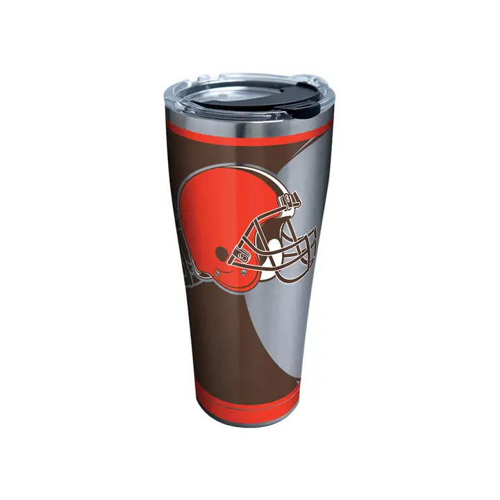 Cleveland Browns 30oz NFL Rush Acier Inoxydable ARGT/marron