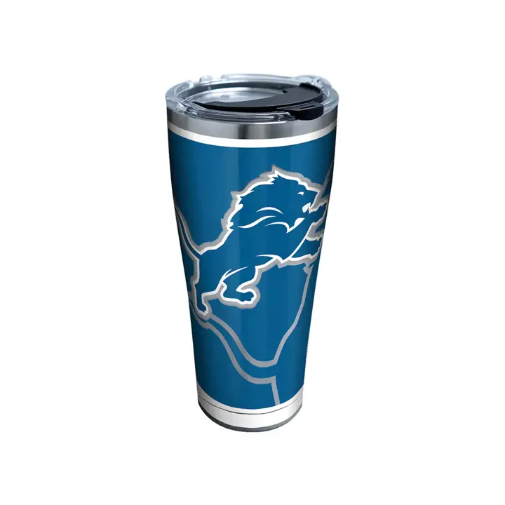 Detroit Lions Gobelet NFL Rush en acier inoxydable de 887 ml SILV/bleu