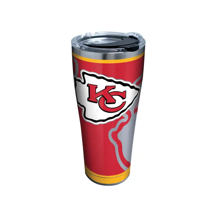 Gobelet en acier inoxydable NFL Rush Kansas City Chiefs 30 oz ARGENT/rouge