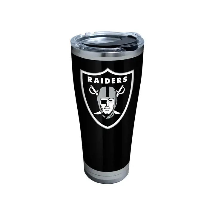 LV Raiders 30oz NFL Rush Acier inoxydable SILV/noir