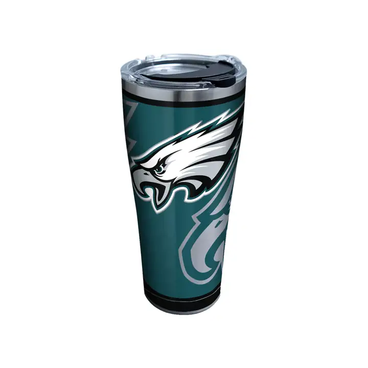 Philadelphia Eagles 30 oz NFL Rush Acier inoxydable Argent/sarcelle