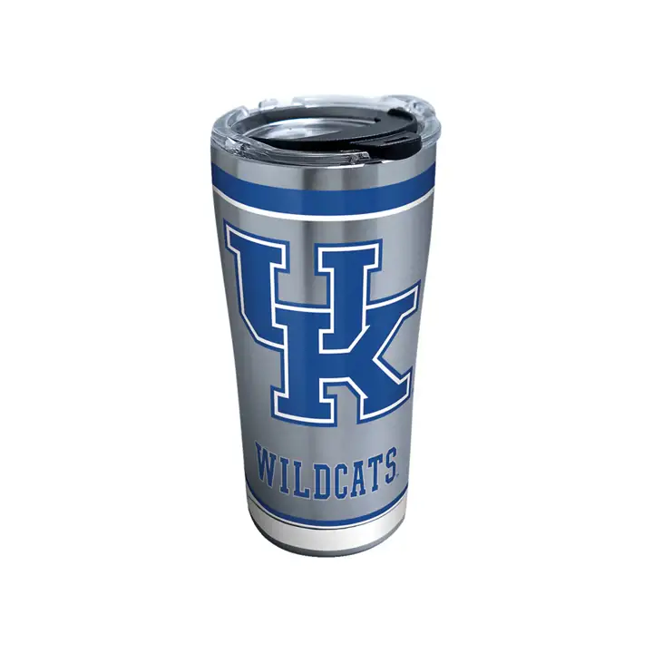 Kentucky Wildcats 20oz NCAA Tradition Acier Inoxydable ARGENT/