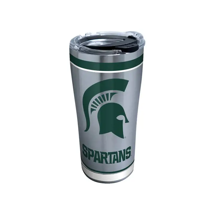 Michigan State Spartans – Bouteille isotherme en acier inoxydable de 20 oz aux couleurs traditionnelles de la NCAA