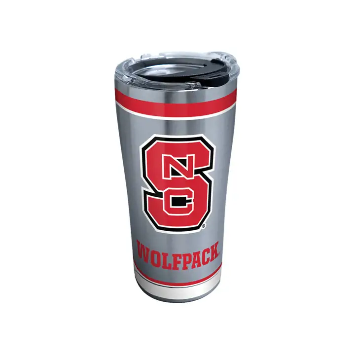 Gourde en acier inoxydable N.C. State Wolfpack 20oz NCAA Tradition SIL