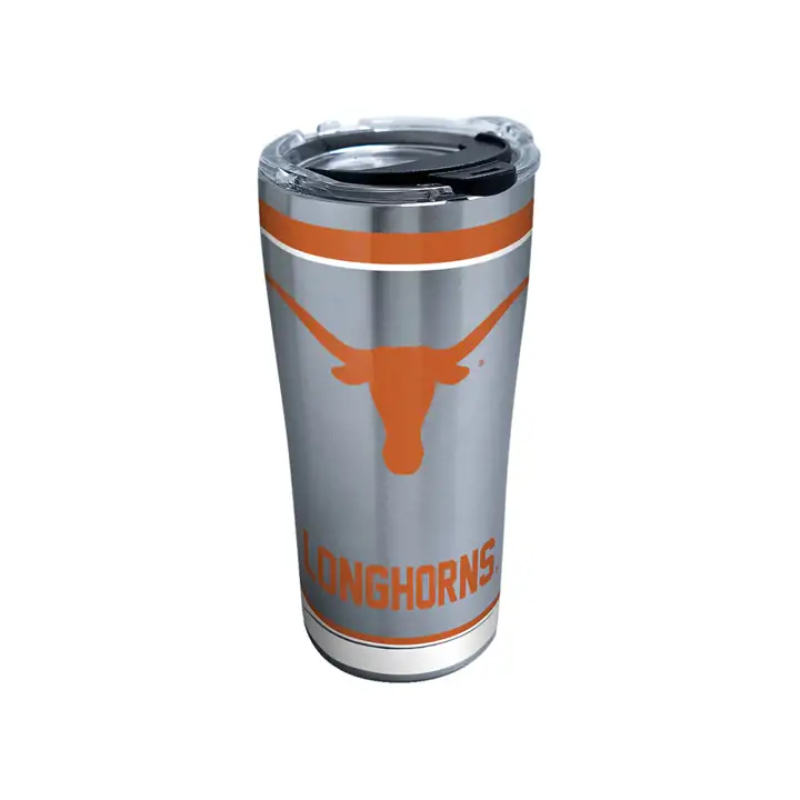 Texas Longhorns 20oz NCAA Tradition Acier Inoxydable ARGE