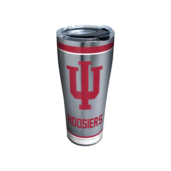 Gobelet en acier inoxydable Indiana Hoosiers 30oz NCAA Tradition ARGENT