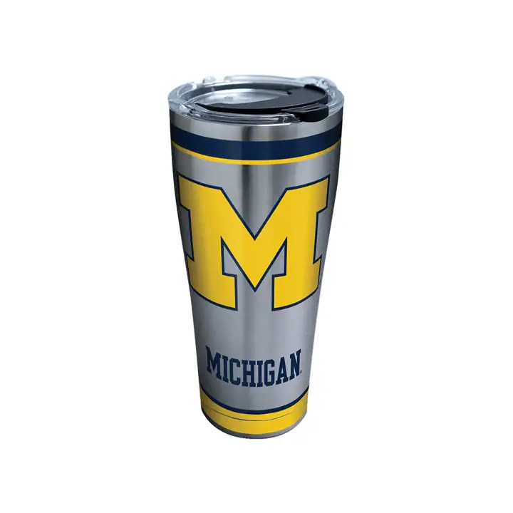 Michigan Wolverines 30oz NCAA Tradition Acier inoxydable  SIL