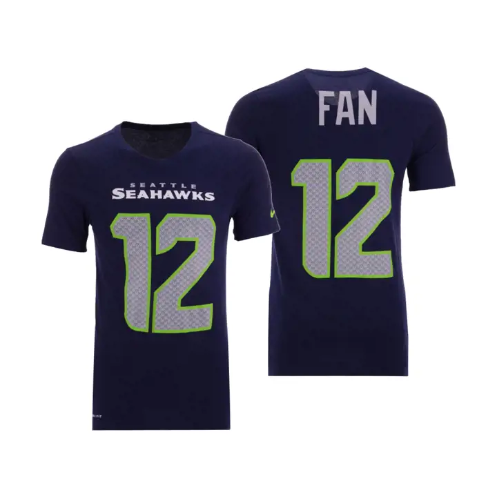 T-shirt NFL Seattle Seahawks Pride N/N Wordmark 3.0 Fan #12