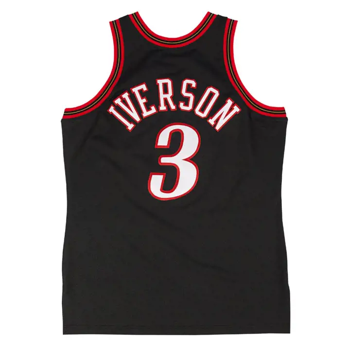 Maillot NBA M&N Swingman SIXERS ES Allen Iverson BLK