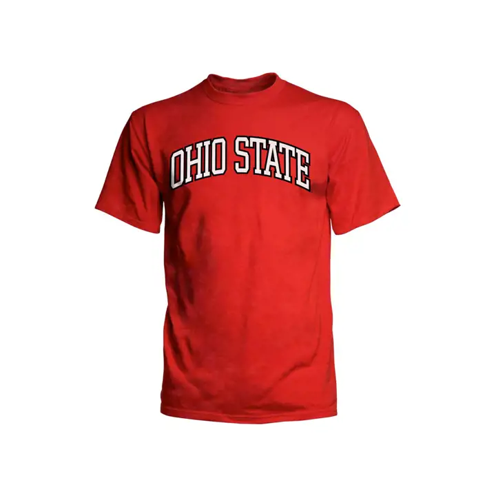 T-shirt à arches « Identity » Ohio State Buckeyes NCAA ROUGE