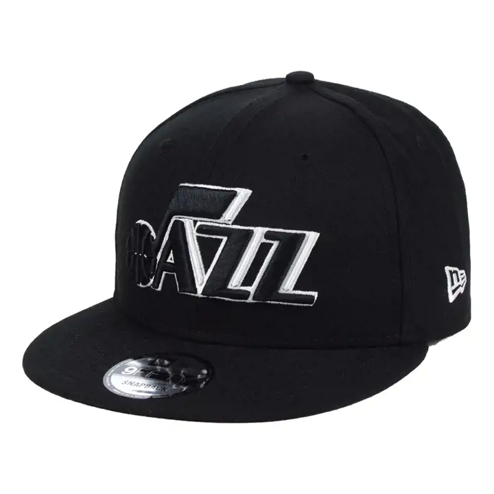 Casquette NBA Utah Jazz 9FIFTY Noire et Blanche