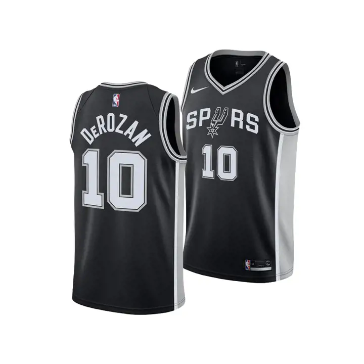 MAILLOT SWINGMAN SPURS NBA ICON DeMar DeRozan noir