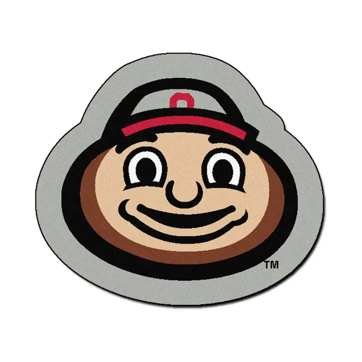 Tapis de sol mascotte des Buckeyes de l'Ohio State