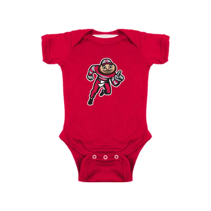 Ohio State NCAA Grenouillère Mascotte Bébé  rouge