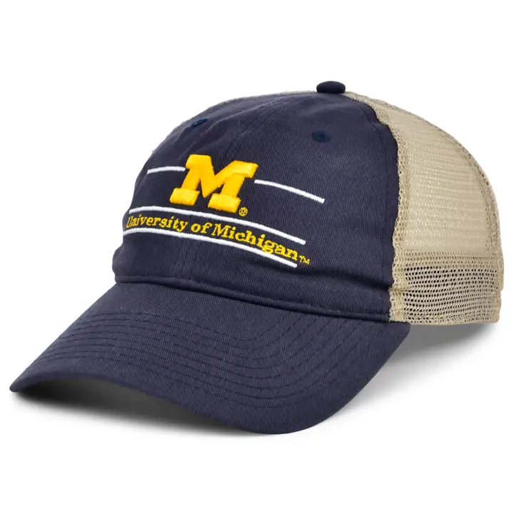 Michigan Wolverines NCAA GM TC Classique Maille BLEU MARINE