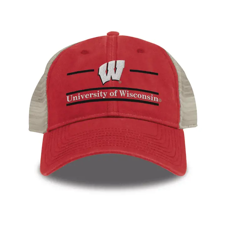 Wisconsin Badgers NCAA GM TC Classic Mesh ROUGE