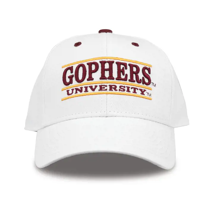 Minnesota Golden Gophers NCAA GM Nickname Bar WHT