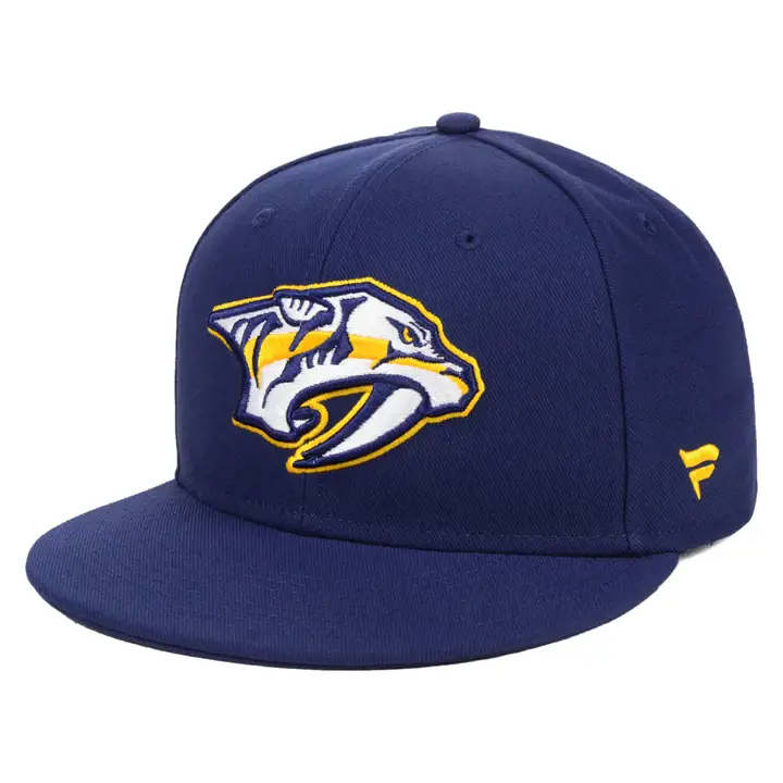 Nashville Predators LNH Casquette ajustée simple Fan BLEU MARINE