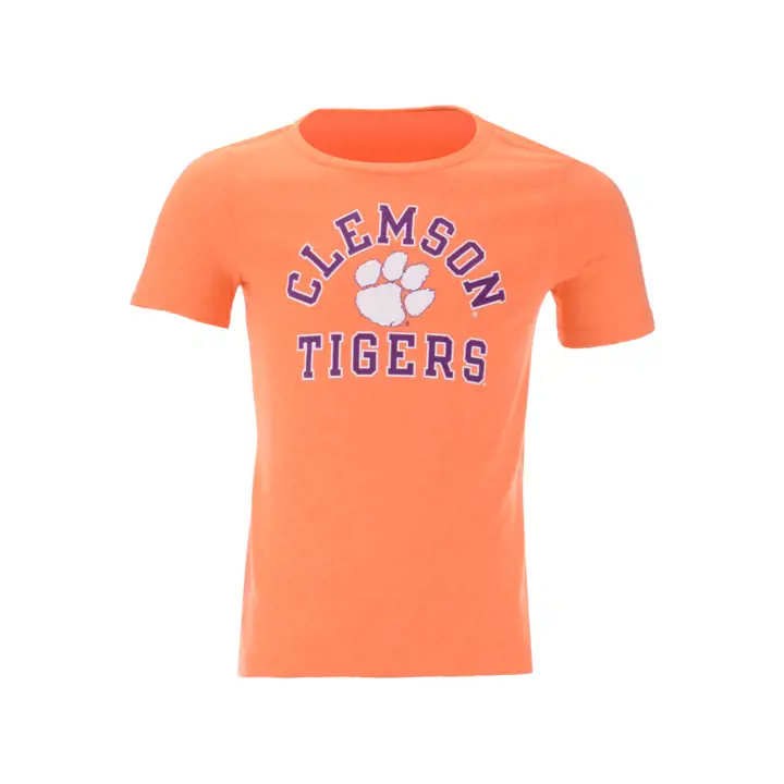 T-shirt double mélange Clemson Tigers NCAA pour tout-petits, manches courtes 17 ORG