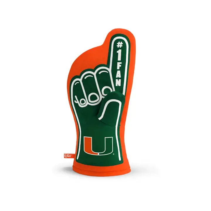Moule à four n°1 Miami Hurricanes org/vert