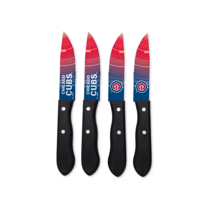 Chicago Cubs – Ensemble de 4 couteaux à steak   AST