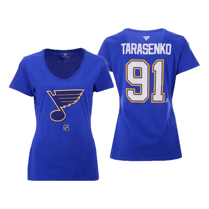 T-shirt Femme LNH St. Louis Blues JOUEUSE VLADIMIR TARASENK